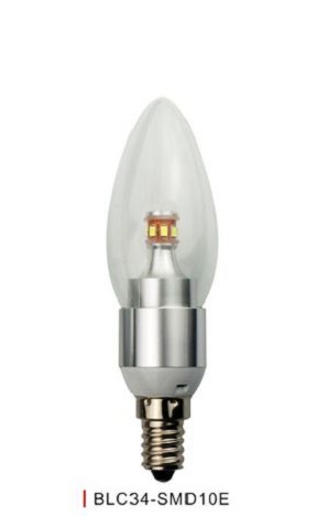 九虹LED 供应3.5W E14 玻璃蜡烛灯
