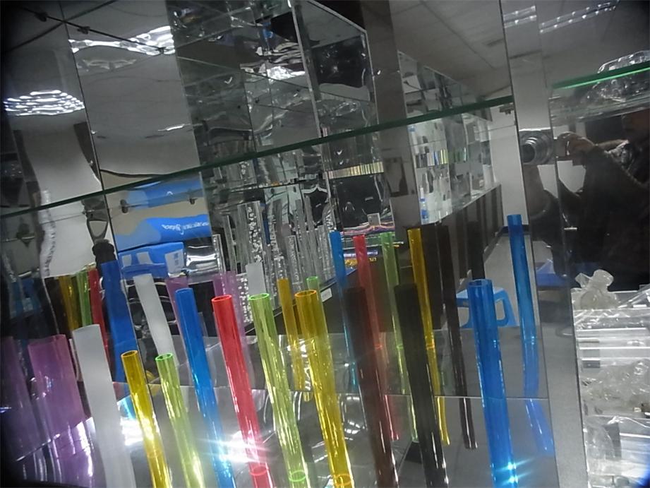 厂家直销有机玻璃棒，颜色棒，半圆棒，三角棒等