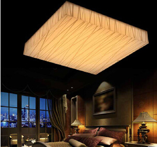 厂家直营客厅现代LED吸顶灯正方形简约卧室书房大气餐厅房间灯饰