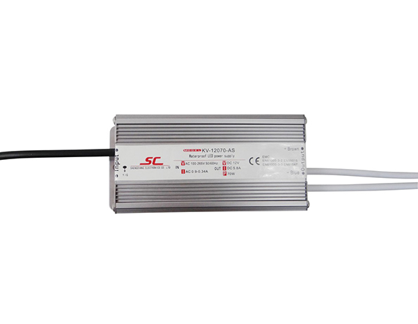 圣昌70W 12V 5.8A LED防水驱动电源电源 灯条灯带驱动电源 KV-12070-AS