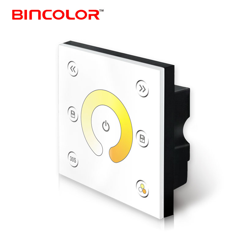 LED色温触摸面板 P2 玻璃面板调光器 led调色温控制器