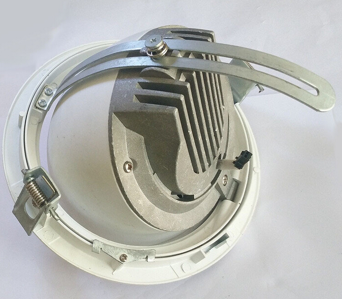  廠家直銷 LED大功率象鼻射燈 COB天花筒燈燈具配件外殼加厚型30W