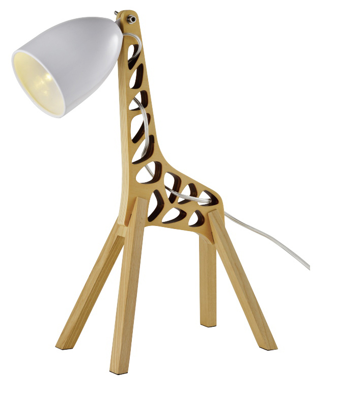 hot sell baby deer wooden table lamp