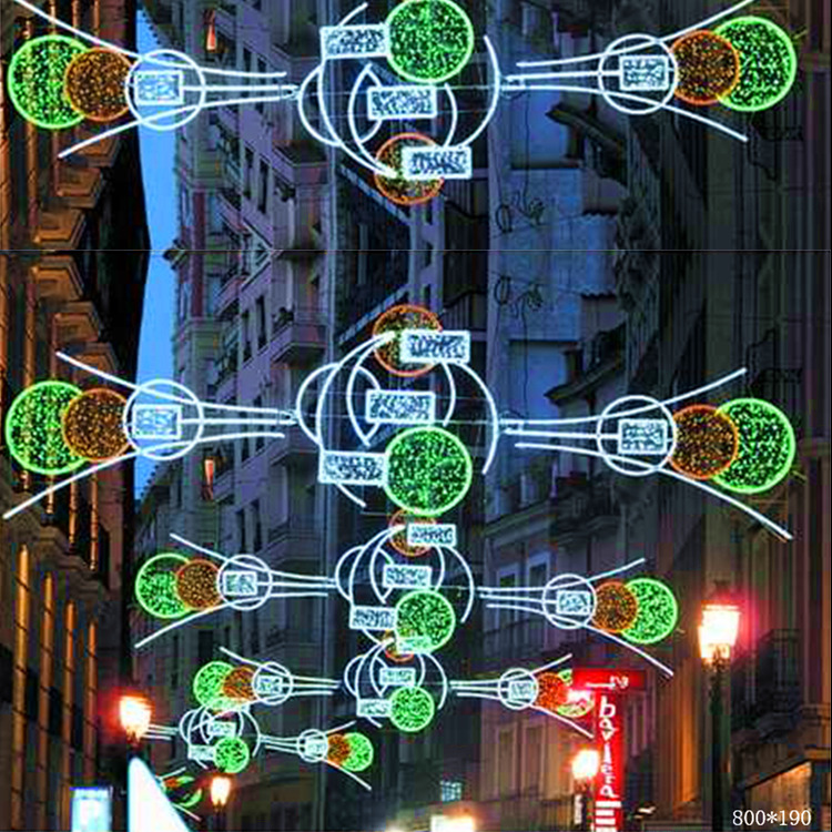 道路亮化 跨街灯 节日亮化灯 路灯两边挂灯 步行街亮化灯饰 平面跨街灯 中国结编制造型