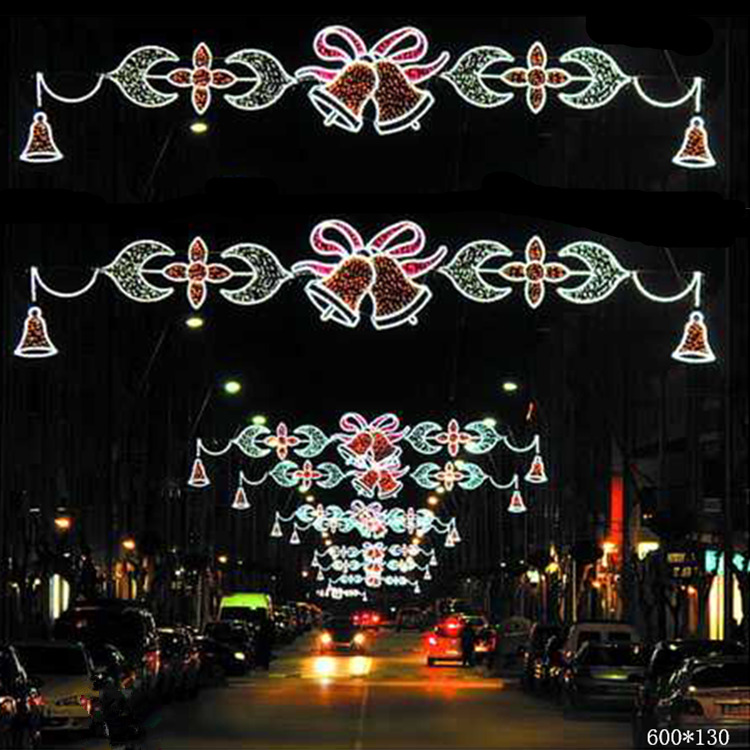 道路亮化 跨街灯 节日亮化灯 路灯两边挂灯 步行街亮化灯饰 