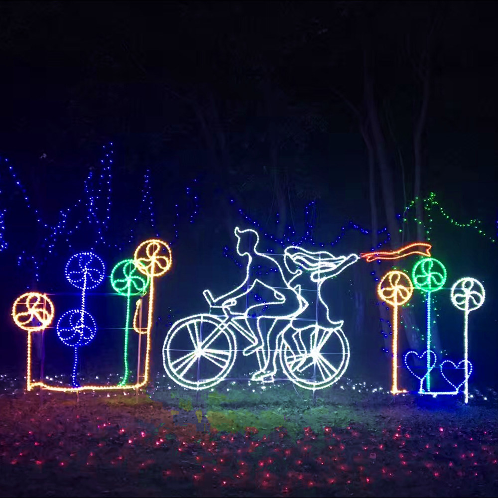 单车 3D立体造型灯