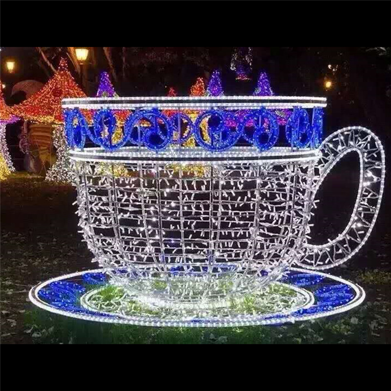 3D大茶杯景观灯