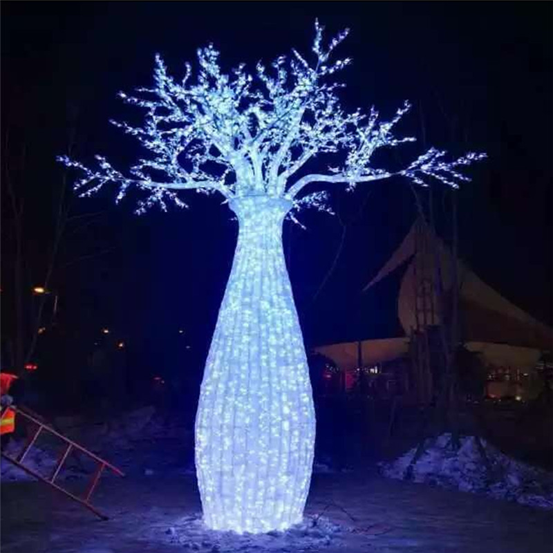 led造型灯 滴胶树灯 白光 景观装饰照明灯具 雪地冰雕节灯光 户外防雨 厂家直销