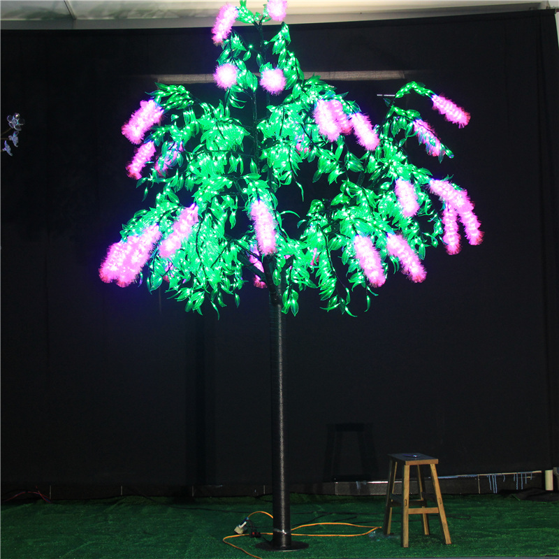 LED树灯 普通樱花树灯 高度3米 户外防雨质保两年 发光松树灯 工厂直销