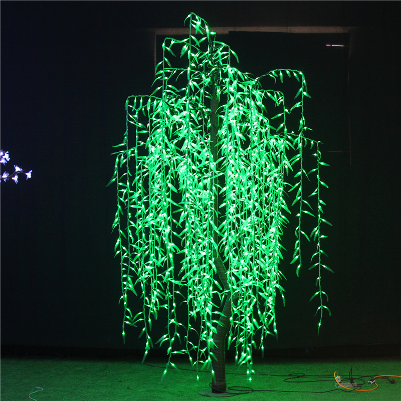 厂家供应 景观发光LED柳树灯 高2.5米户外防水 仿真柳树灯 led树