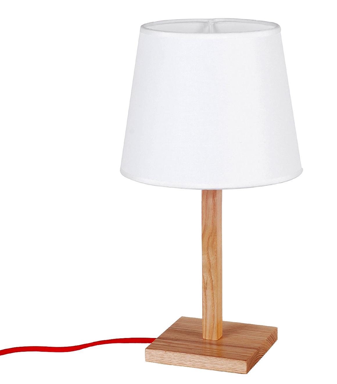 wooden style reading desk table lamp