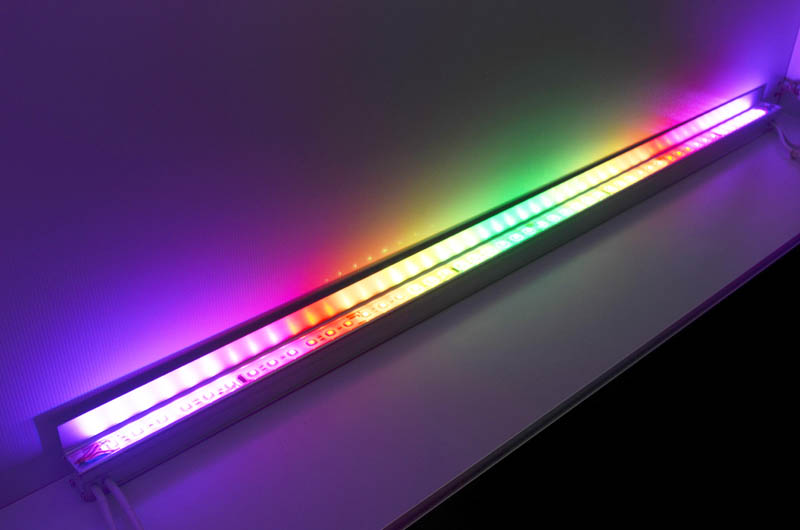 16段dmx512全彩线条灯自动寻址带记忆