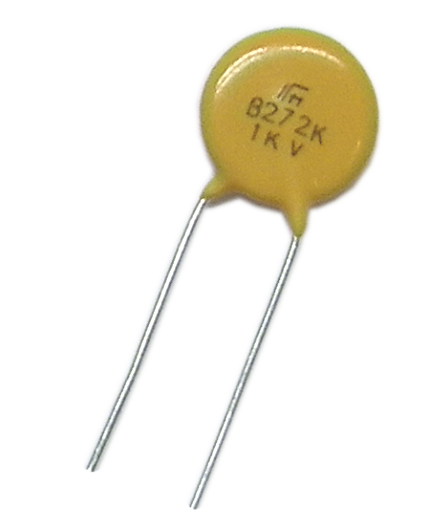 圆片次介电容器