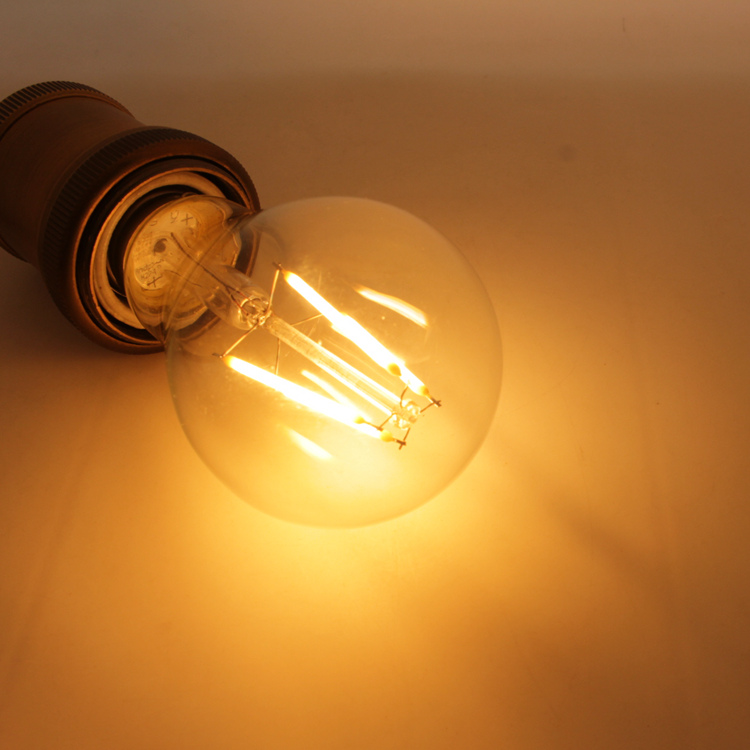 丹枫a60led仿古钨丝灯 4条灯丝可调光厂家直销