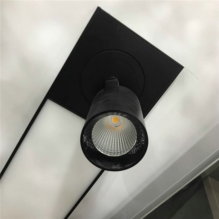 海灏照明ha-104新款线槽灯 带射灯线槽灯 新型h型超市线槽灯 带射灯吊