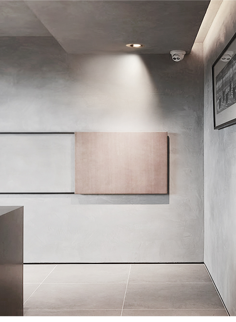 scon嵌入式偏光洗墙筒灯博物馆画廊专卖店照明酒店洗墙灯cob射灯