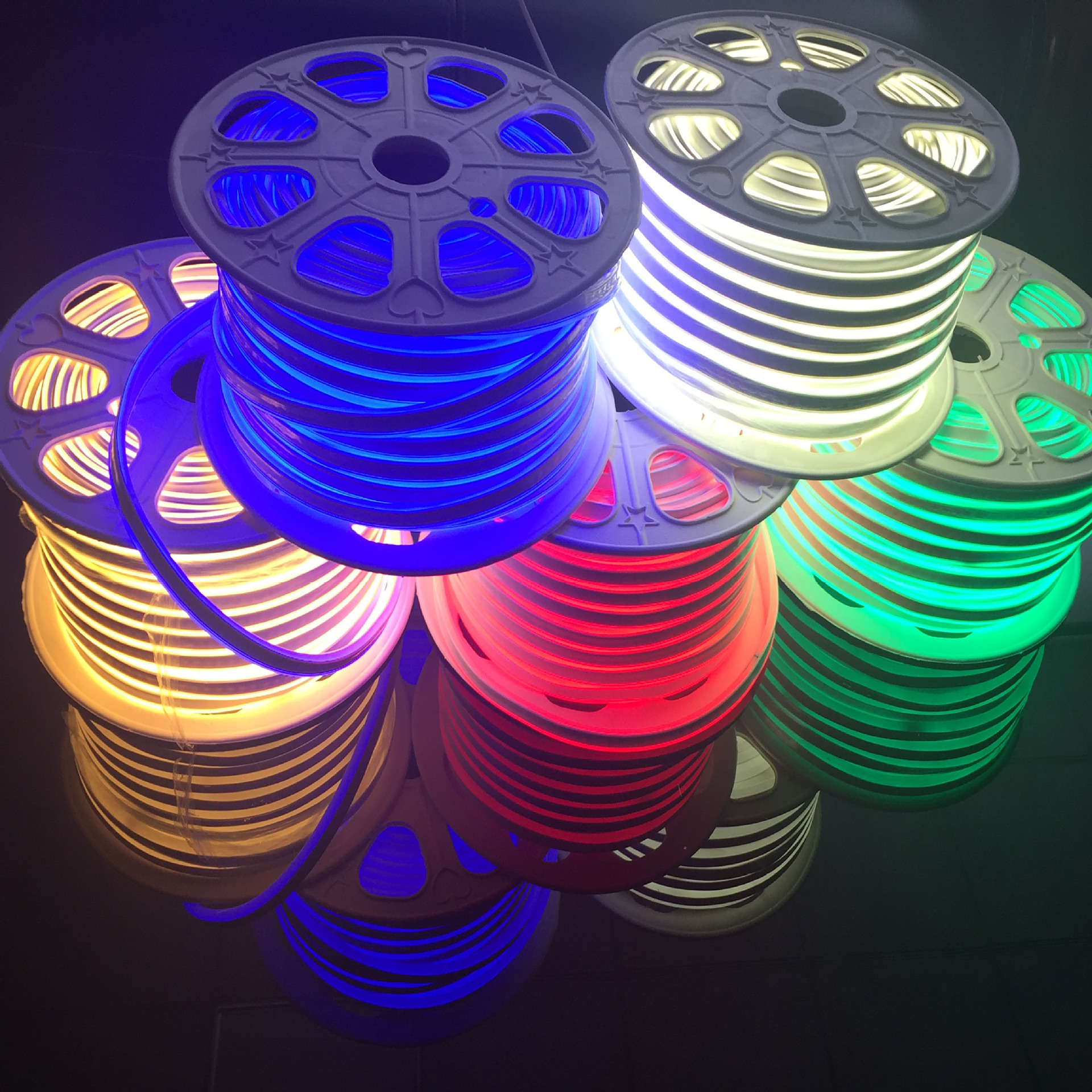 led贴片灯带220v高压霓虹灯灯带可做铝线铜线灯带防水ip65工程专用led